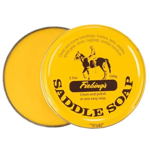 Fiebing's Yellow Saddle Soap 3.5 oz (100 ml) | Cleans, Conditions & Restores Smooth Leather thumbnail 1