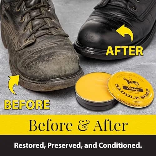 Fiebing's Yellow Saddle Soap 3.5 oz (100 ml) | Cleans, Conditions & Restores Smooth Leather thumbnail 4