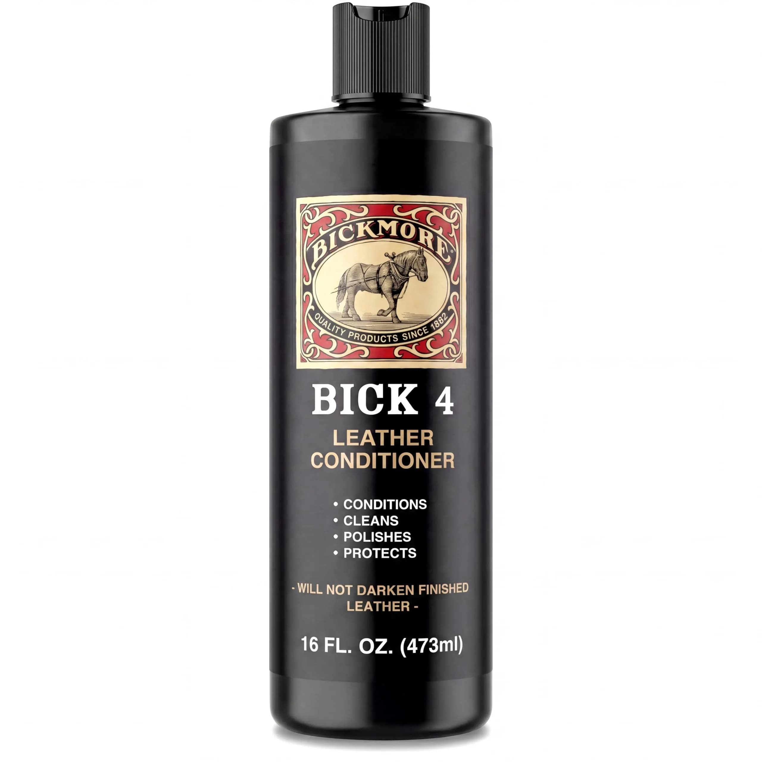 Bickmore Bick 4 Leather Conditioner & Cleaner 473ml (16 fl oz) | Won't Darken Smooth Finished Leather
