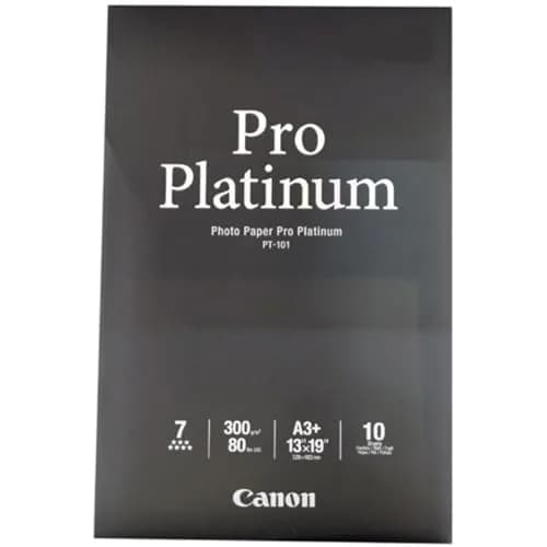 Canon Photo Paper Pro Platinum 13x19 Inches | 10 Sheets Glossy for High-Quality Prints thumbnail 1