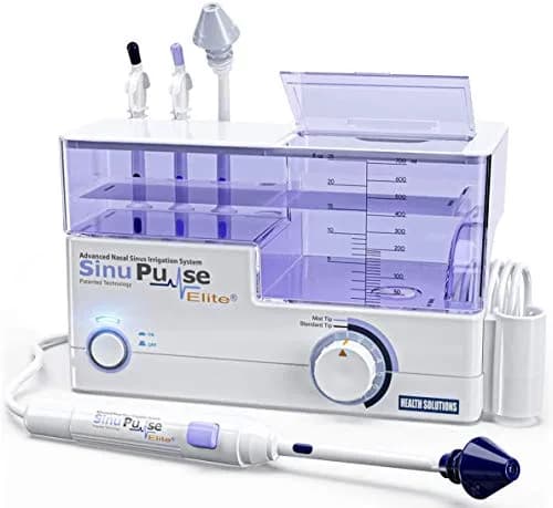 Health Solutions SinuPulse Elite Nasal Sinus Irrigation System 1 Count | Drug-Free Sinus Relief thumbnail 1