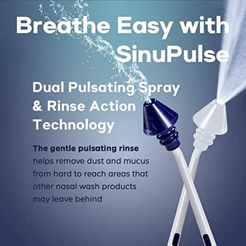 Health Solutions SinuPulse Elite Nasal Sinus Irrigation System 1 Count | Drug-Free Sinus Relief thumbnail 3
