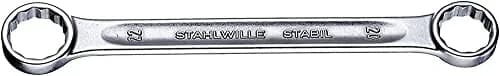 Stahlwille 27 x 32 mm Double Ended Ring Spanner | Straight Slim Heads, 320mm Length thumbnail 1