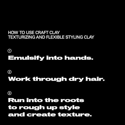 Sebastian Professional Craft Clay Texturizing Styling Clay 50g (1.7 oz) | Matte Finish Flexible Hold thumbnail 5