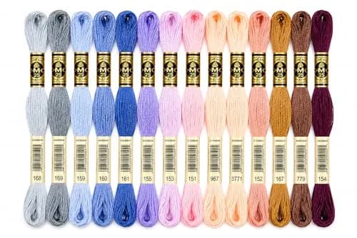 DMC Embroidery Floss Pack 8.7yd | Premium Cotton Variegated Thread for Needlecrafts thumbnail 7