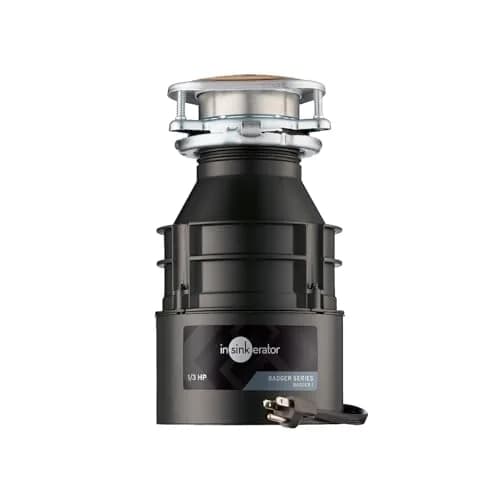 InSinkErator Badger 5 Garbage Disposal 1/2 HP Continuous Feed | 1.89 kg (4.17 lb) Motor Assembly — Disposal