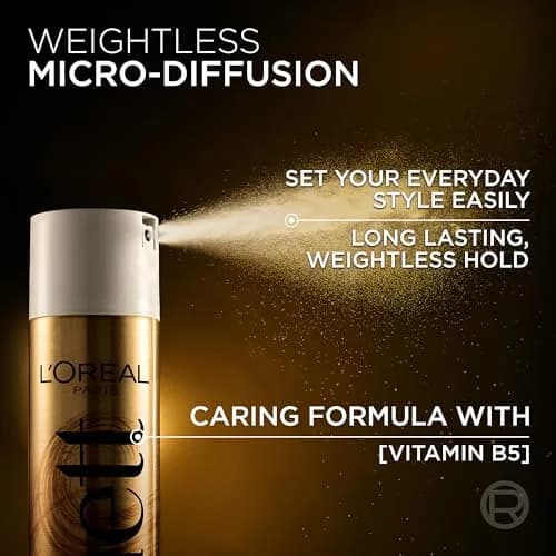 L'Oreal Paris Elnett Classic Hairspray 11 oz (311 g) | Extra Strong Hold with Humidity Resistant Frizz Control & Soft Finish thumbnail 5