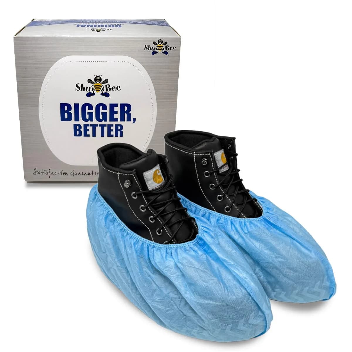 ShuBee Extra-Large Disposable Shoe Covers | Durable & Thick, 50 Pairs - main product image