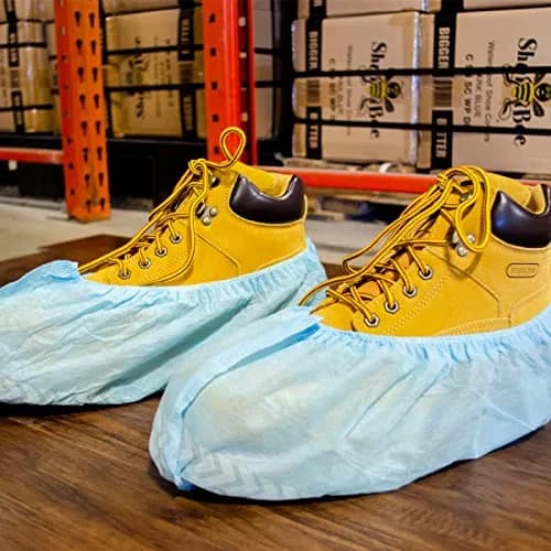 ShuBee Extra-Large Disposable Shoe Covers | Durable & Thick, 50 Pairs thumbnail 5