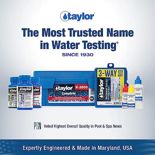Taylor Technologies K-2005 DPD 9-in-1 Pool Test Kit | Accurate Water Chemistry Testing thumbnail 3