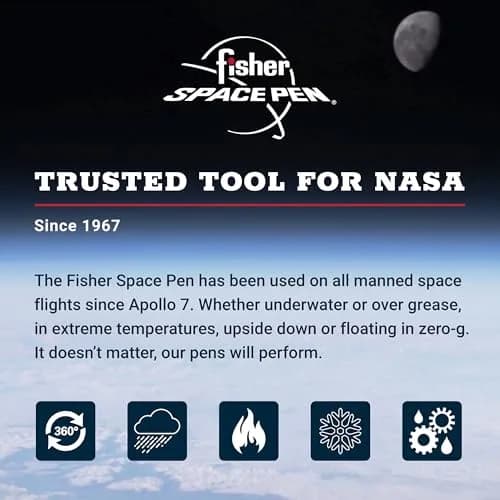 Fisher Space Pen Military Cap-O-Matic Pen, Black Ink, Gift Box | Writes Upside Down & in Extreme Temperatures thumbnail 4