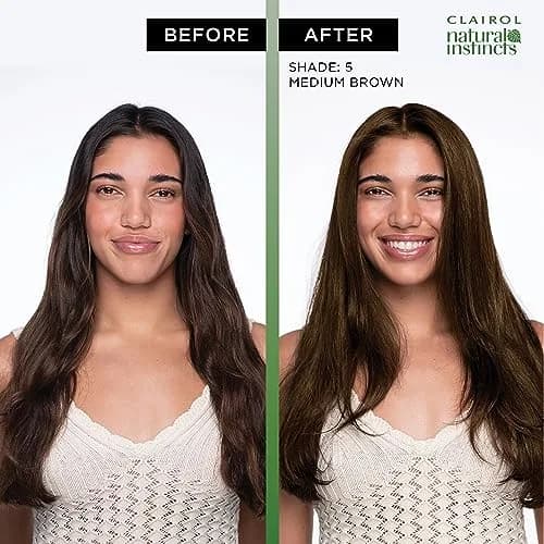 Clairol Natural Instincts Demi-Permanent Hair Dye 6BZ Light Caramel Brown 525ml (17.55 Fl Oz) | Ammonia-Free Vegan Hair Color thumbnail 3