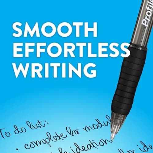 Paper Mate Profile Retractable Ballpoint Pens, Bold Point 1.4mm Red Ink, 12 Count | Smooth Ink Flow thumbnail 4