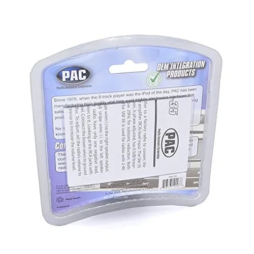 PAC SNI-35 2-Channel Line Out Converter 1.2x6.25x5.9 inches | Adds Amplifier to Factory Radio thumbnail 3