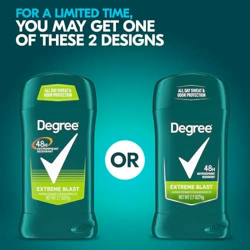 Degree Men Original Protection Antiperspirant Deodorant Extreme Blast 16.2 oz (486 ml) | 48-Hour Sweat & Odor Protection thumbnail 3