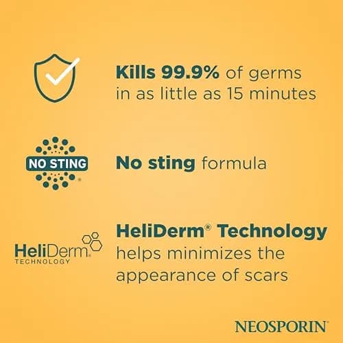Neosporin Original First Aid Antibiotic Ointment 1 Oz | Triple Antibiotic Formula for Minor Wounds & Scars thumbnail 4