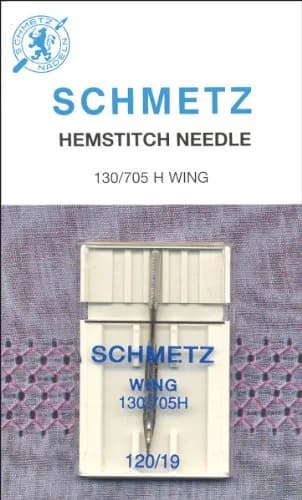 Euro-Notions Hemstitch Needle Size 120 | Decorative Open Work for Light Fabrics thumbnail 1