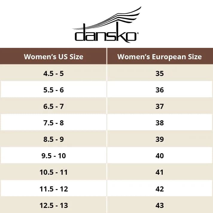 Dansko Ingrid Sling Back Mule for Women - Anti-Fatigue Rocker Bottom Leather 6.5-7 M US thumbnail 6