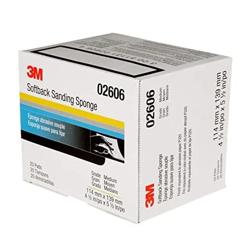 3M Softback Sanding Sponge 02606 4.5 x 5.5 in | Flexible, Long-Lasting, Precise Hand Sanding thumbnail 8