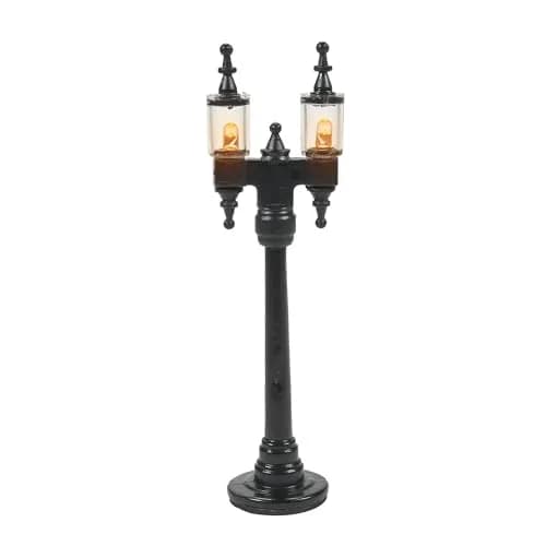 Department 56 Accessories for Villages Double Street Lamps Set of 4 | Detailed Village Street Lighting thumbnail 1