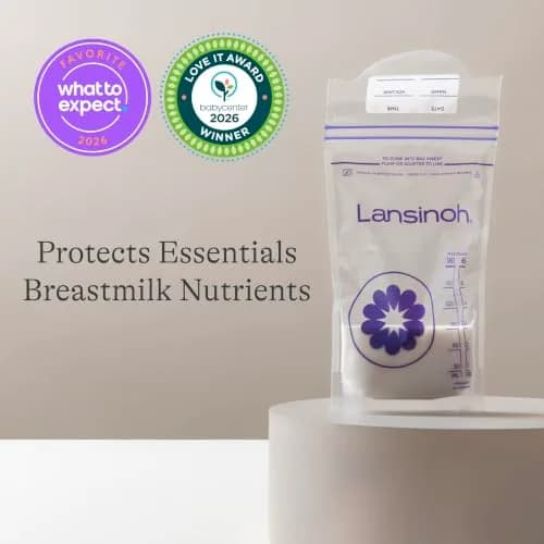 Lansinoh Breastmilk Storage Bags 6 Ounce 75 Count | BPA/BPS-Free for Safe Storage thumbnail 4