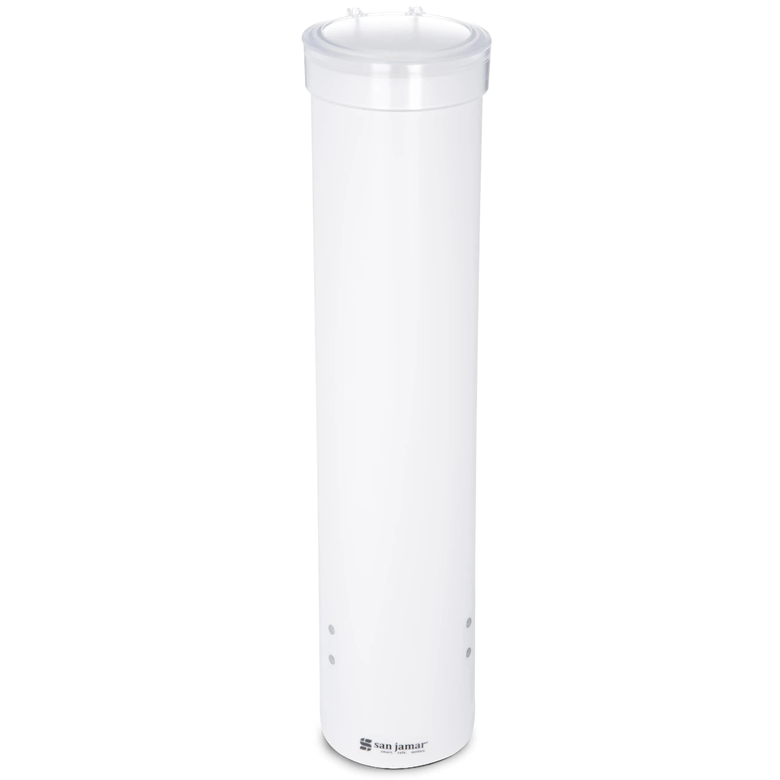 San Jamar 16-Inch Pull-Type Cup Dispenser for 4-10 oz Flat/Cone Cups | Space-Saving, Durable, Easy to Refill - main product image