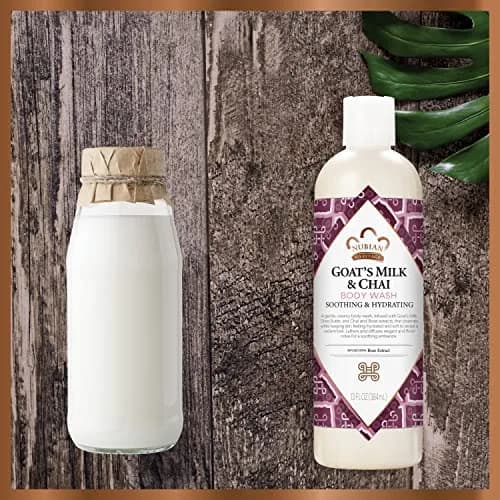 Nubian Heritage Goats Milk and Chai Body Wash 384ml (13 Fl Oz) | Soothing & Hydrating Body Cleanser thumbnail 7