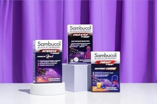 Sambucol Cold and Flu Relief Tablets - 30 Count | Fast-Dissolving Elderberry Remedy for Adults & Kids thumbnail 8