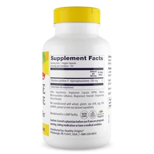 Healthy Origins Cognizin Citicoline 250 mg | Brain Support for Memory & Focus thumbnail 3