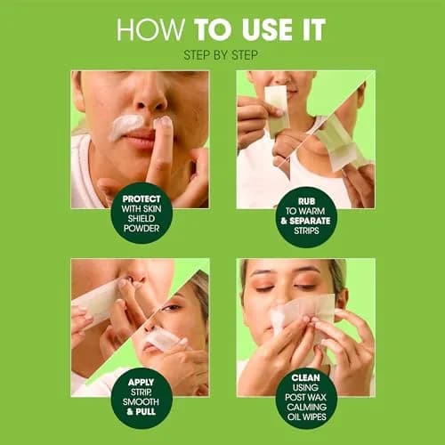 Nad's Facial Wax Strips Fragrance Free 48 Count (24 Count Each) | Gentle Hair Removal for Face thumbnail 4