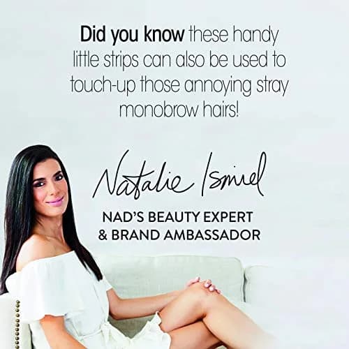 Nad's Facial Wax Strips Fragrance Free 48 Count (24 Count Each) | Gentle Hair Removal for Face thumbnail 8