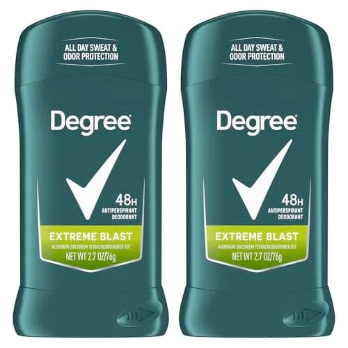 Degree Men Original Antiperspirant Deodorant 48-Hour Odor Protection Extreme Blast Mens Deodorant Stick 2.7 oz (76.5g) | Sweat & Odor Protection thumbnail 1