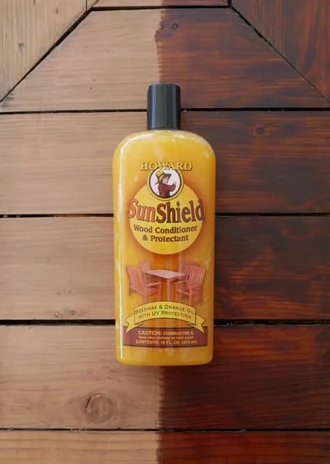 Howard SunShield Beeswax Furniture Polish - Outdoor Wood Protection 16 Fl Oz | UV & Sun Damage Guard thumbnail 8