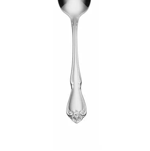 Oneida True Rose Teaspoons Silverware Set for 4 | Vintage Design, Dishwasher Safe thumbnail 2