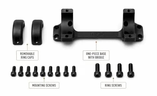 Game Reaper Browning X Bolt - Short Action - High Mount (Black, 30mm) | Precision Optics Mount for Hunting thumbnail 2