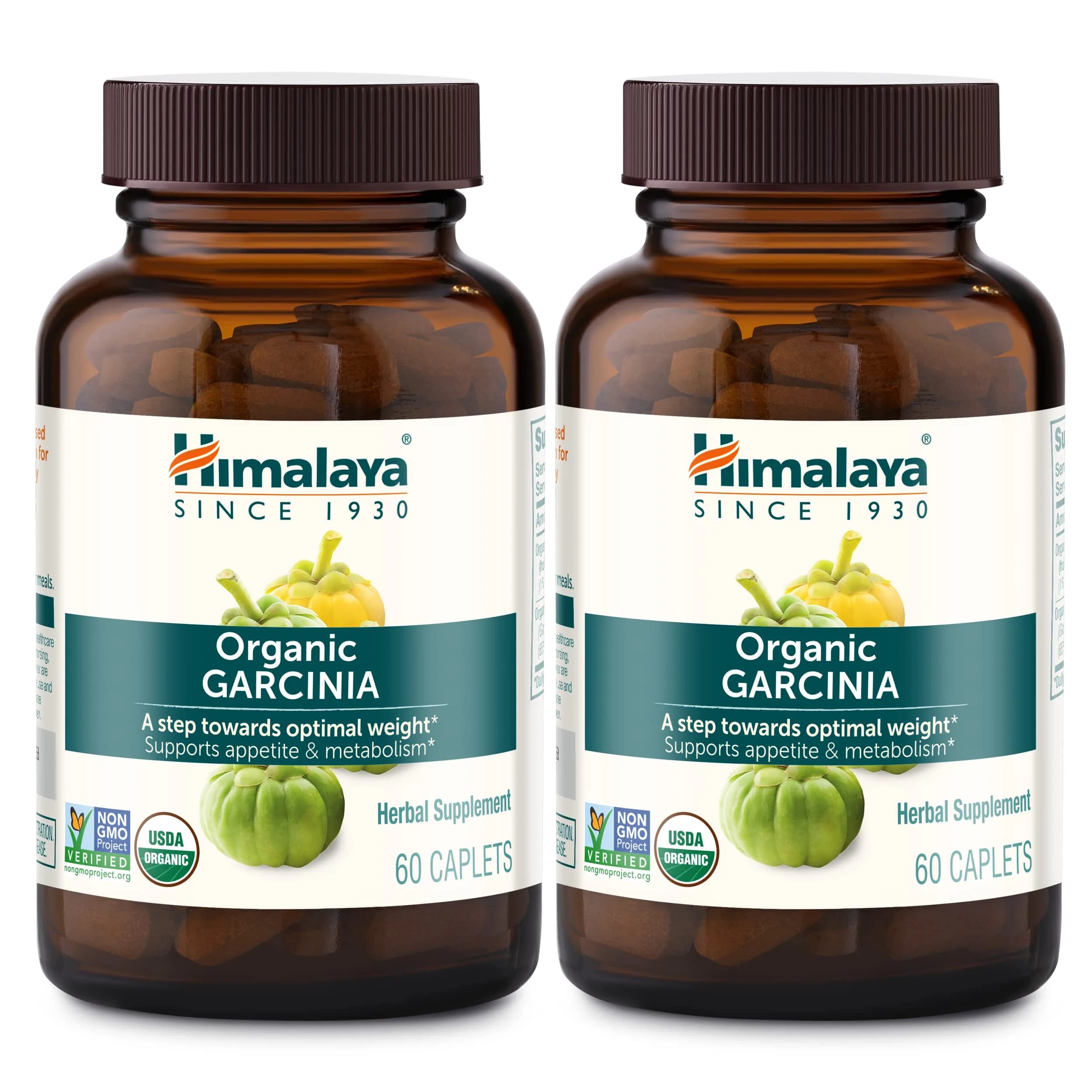 Himalaya USDA Organic Garcinia Cambogia 600 mg | Supports Weight & Metabolism - main product image