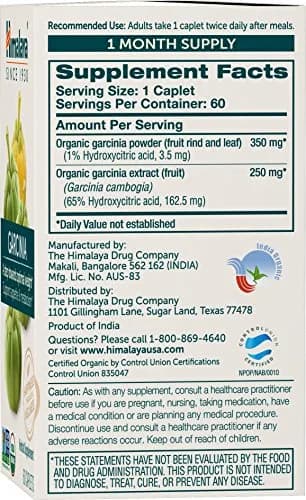 Himalaya USDA Organic Garcinia Cambogia 600 mg | Supports Weight & Metabolism thumbnail 2