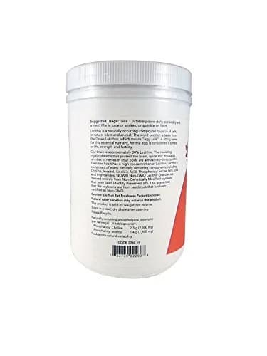 NOW Lecithin Granules 1-Pound (Pack of 2) | Soy-Based, Unflavoured, Nutritional Support for Energy & Fertility thumbnail 2