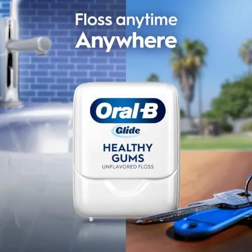 Oral-B Glide Healthy Gums Unflavored Dental Floss 50m (164 ft) | Dentist Recommended for Healthy Gums thumbnail 7