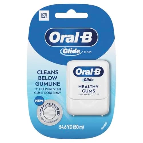 Oral-B Glide Healthy Gums Unflavored Dental Floss 50m (164 ft) | Dentist Recommended for Healthy Gums thumbnail 9