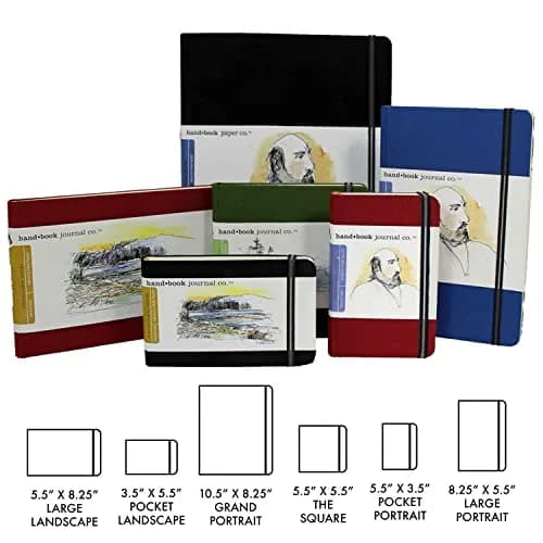 Speedball Sketch Book Large Landscape 5.5 x 8.25 in Ivory Black | Acid-Free Art Paper for Drawing thumbnail 7