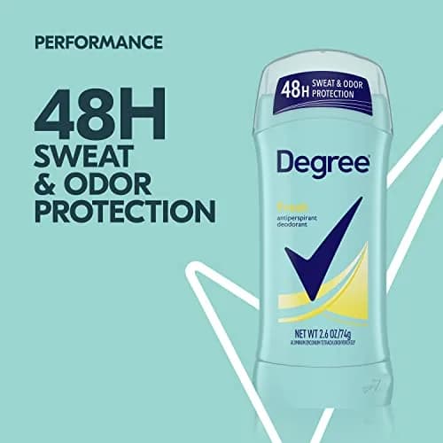 Degree Fresh Antiperspirant Deodorant for Women 2.6 oz Pack of 6 | 48-Hour Sweat & Odor Protection thumbnail 6