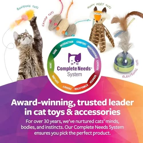 SmartyKat Skitter Critters Catnip Cat Toys - Gray/Cream, 3 Count | Catnip-Filled Mice for Play & Exercise thumbnail 6