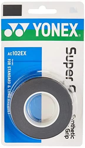 Yonex Super Grap Overgrip 3-Pack Black | Enhances Racquet Playability thumbnail 1