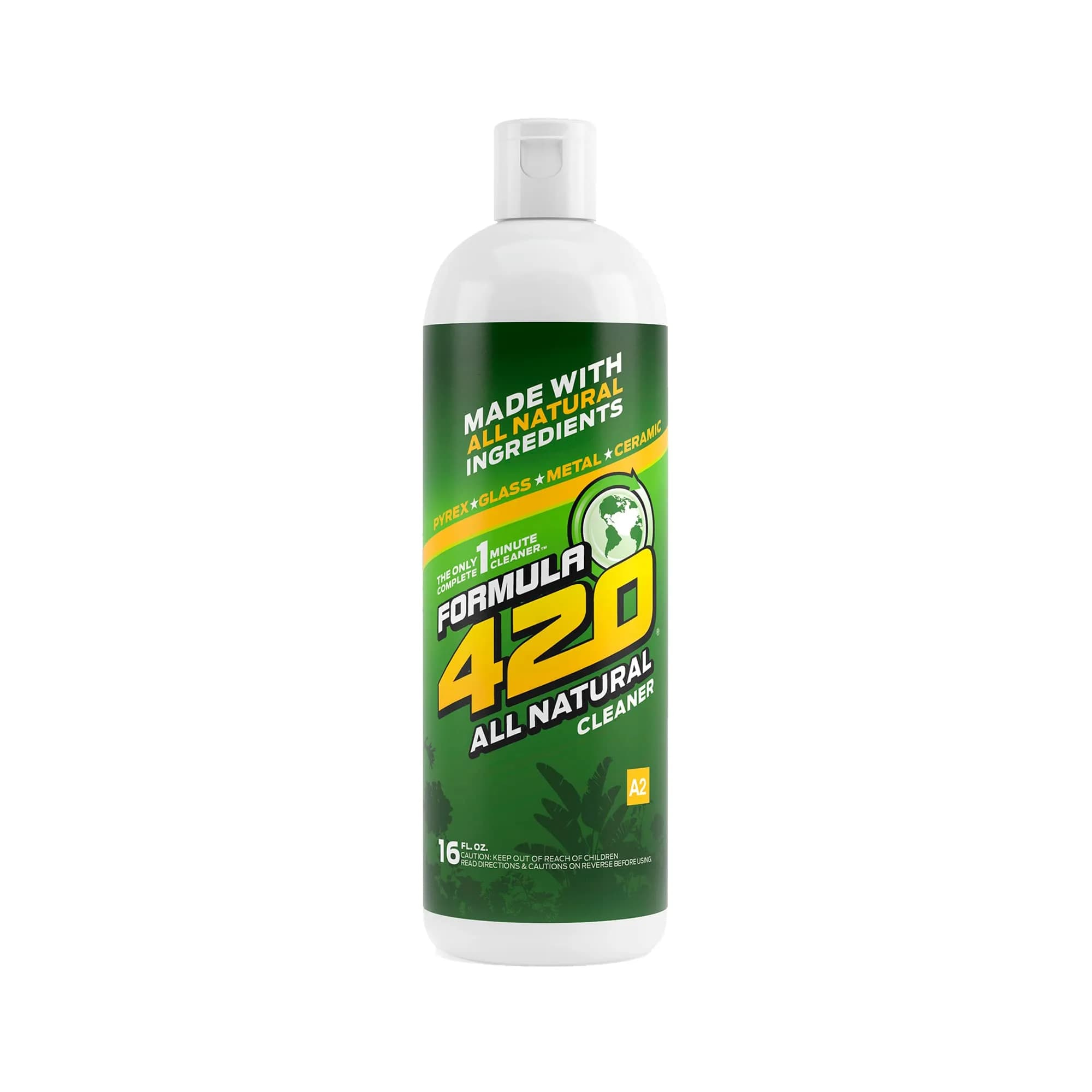 Formula 420 Natural Pipe Cleaner 473ml (16 Fl Oz) | Cleans Glass, Metal, Pyrex, Ceramic — 16 Fl Oz