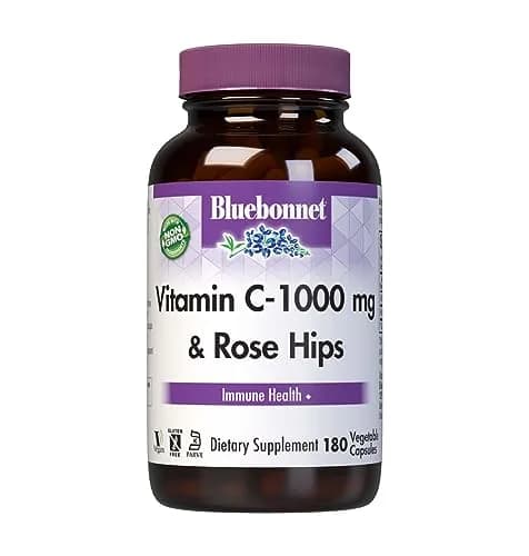 BlueBonnet Vitamin C 1000 mg | Vegan, Non-GMO, 180 Veg Capsules for Immune Support thumbnail 1