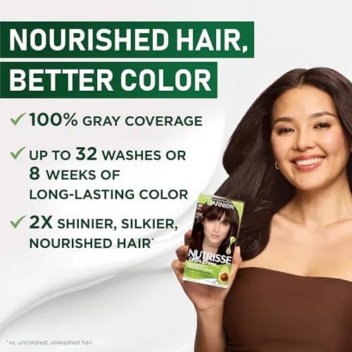 Garnier Nutrisse Ultra Crème Hair Color, 70 Dark Natural Blonde | 1 Count, Long-Lasting, Nourishing, Vegan thumbnail 3