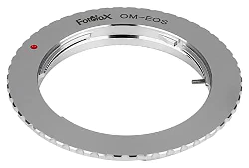Fotodiox Lens Mount Adapter - Olympus 35mm SLR to Canon EOS EF EF-S | Manual Focus, Aluminum thumbnail 1