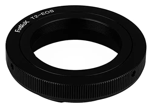 Fotodiox T-Mount (T/T-2) Screw Mount Lens to Canon EOS (EF, EF-S) Mount Adapter | Manual Focus & Aperture Control thumbnail 2