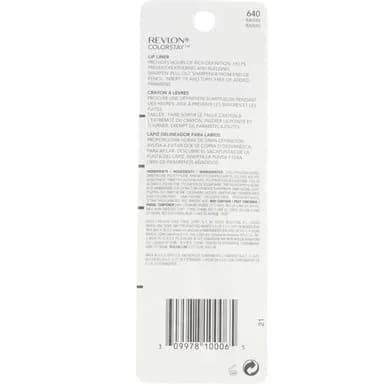 REVLON ColorStay Lipliner Pencil Raisin 640 0.02 oz (2-Pack) | Long-Lasting Definition thumbnail 5